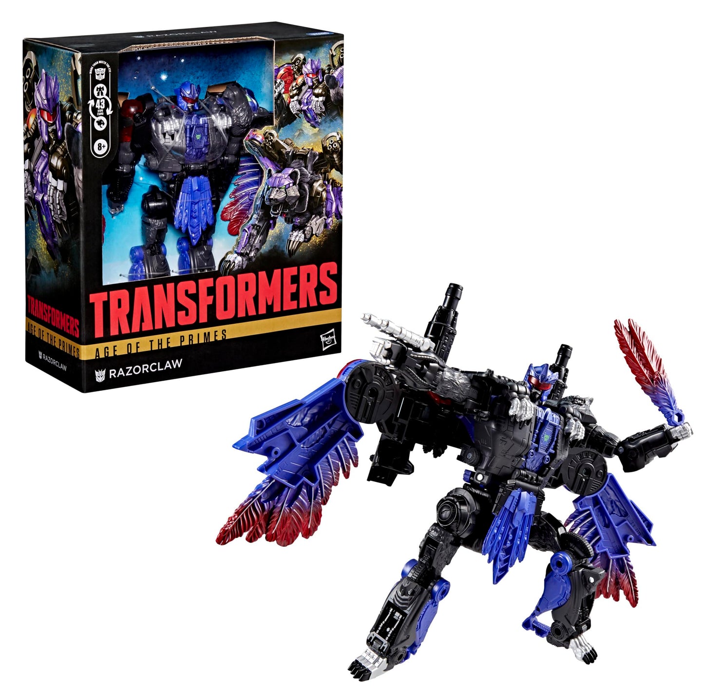 Transformers Razorclaw Leader Class 7.5-Inch Action Figure – Age of the Primes