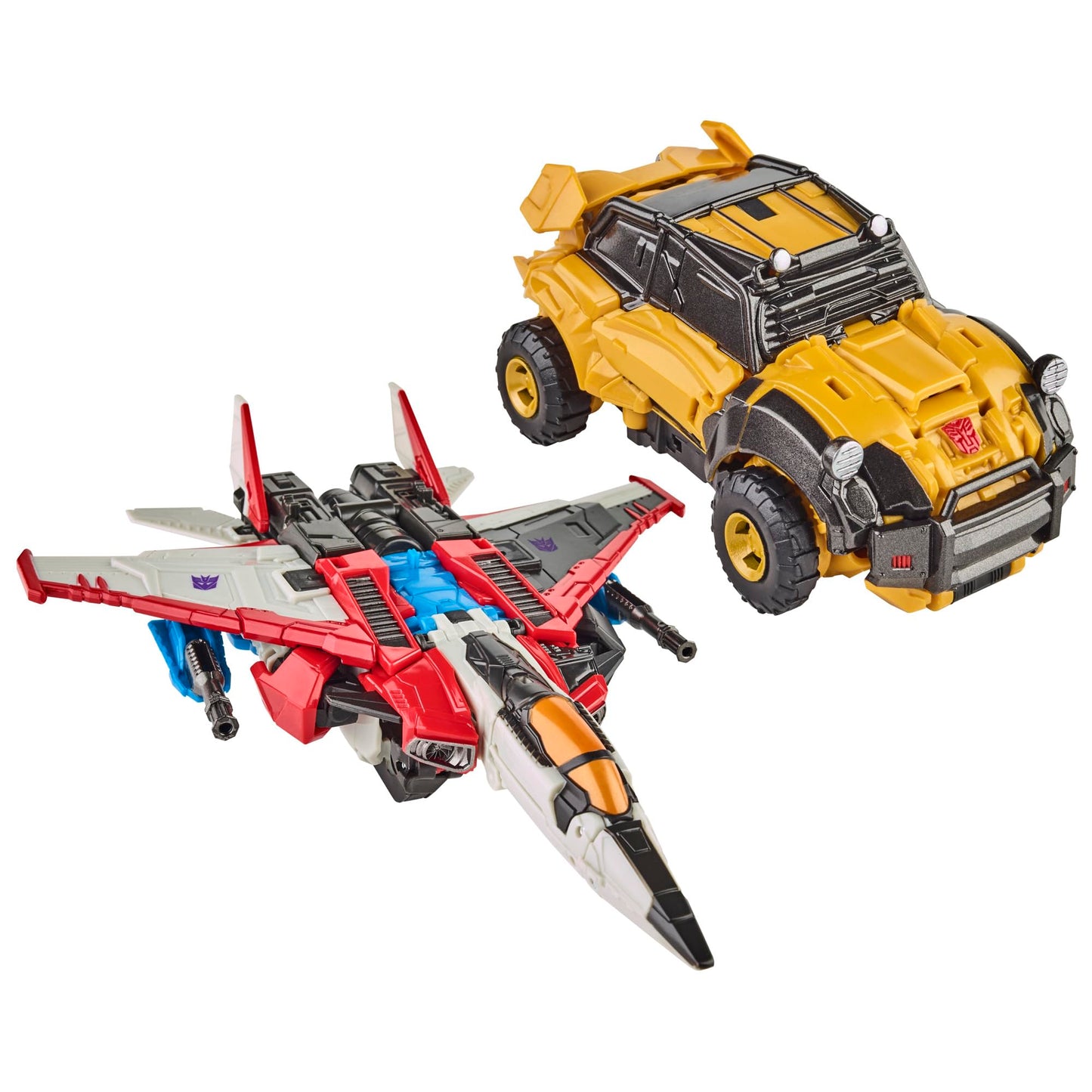Transformers Reactivate Bumblebee & Starscream 6.5-Inch 2-Pack – 2-In-1 Converting Action Figures