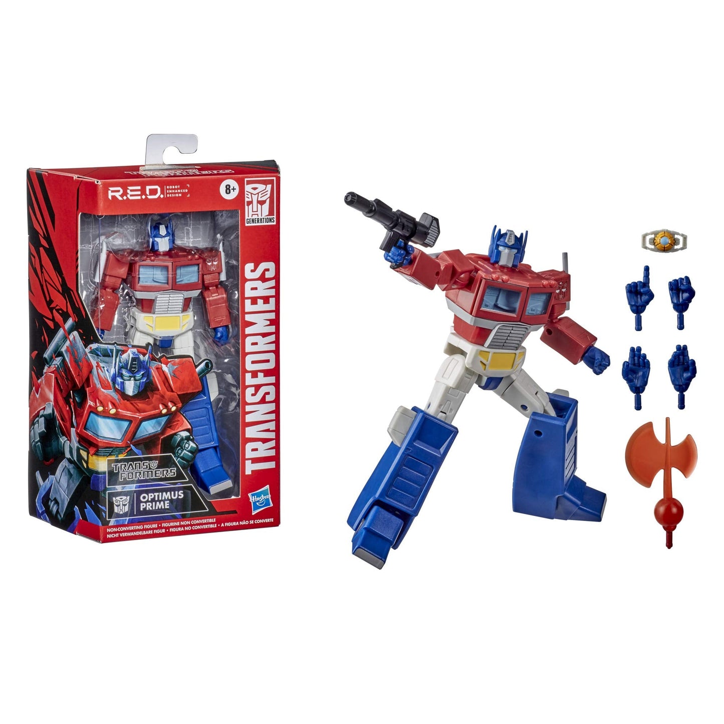 Transformers R.E.D. G1 Optimus Prime – 6-Inch Non-Converting Figure | Robot Enhanced Design