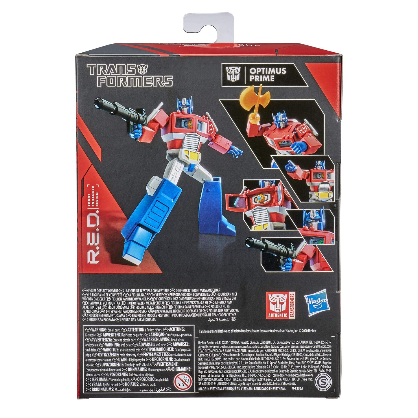 Transformers R.E.D. G1 Optimus Prime – 6-Inch Non-Converting Figure | Robot Enhanced Design