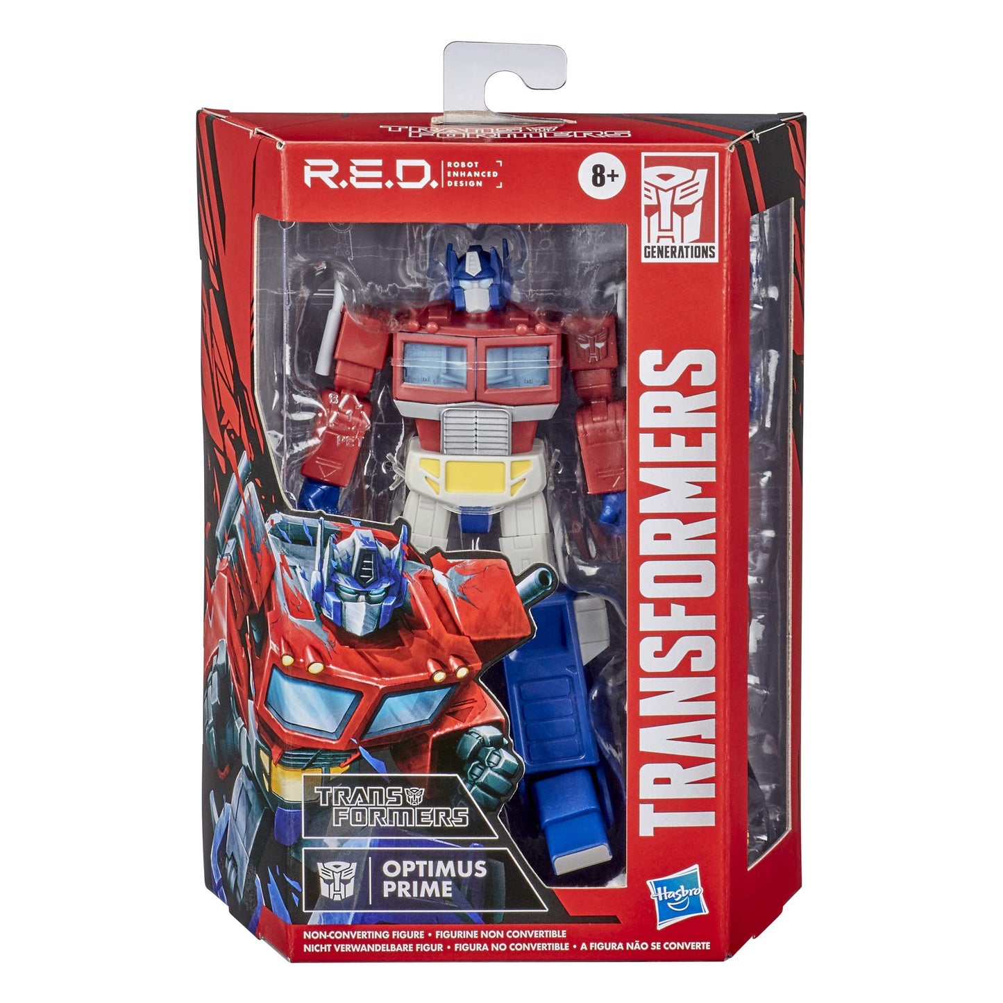Transformers R.E.D. G1 Optimus Prime – 6-Inch Non-Converting Figure | Robot Enhanced Design