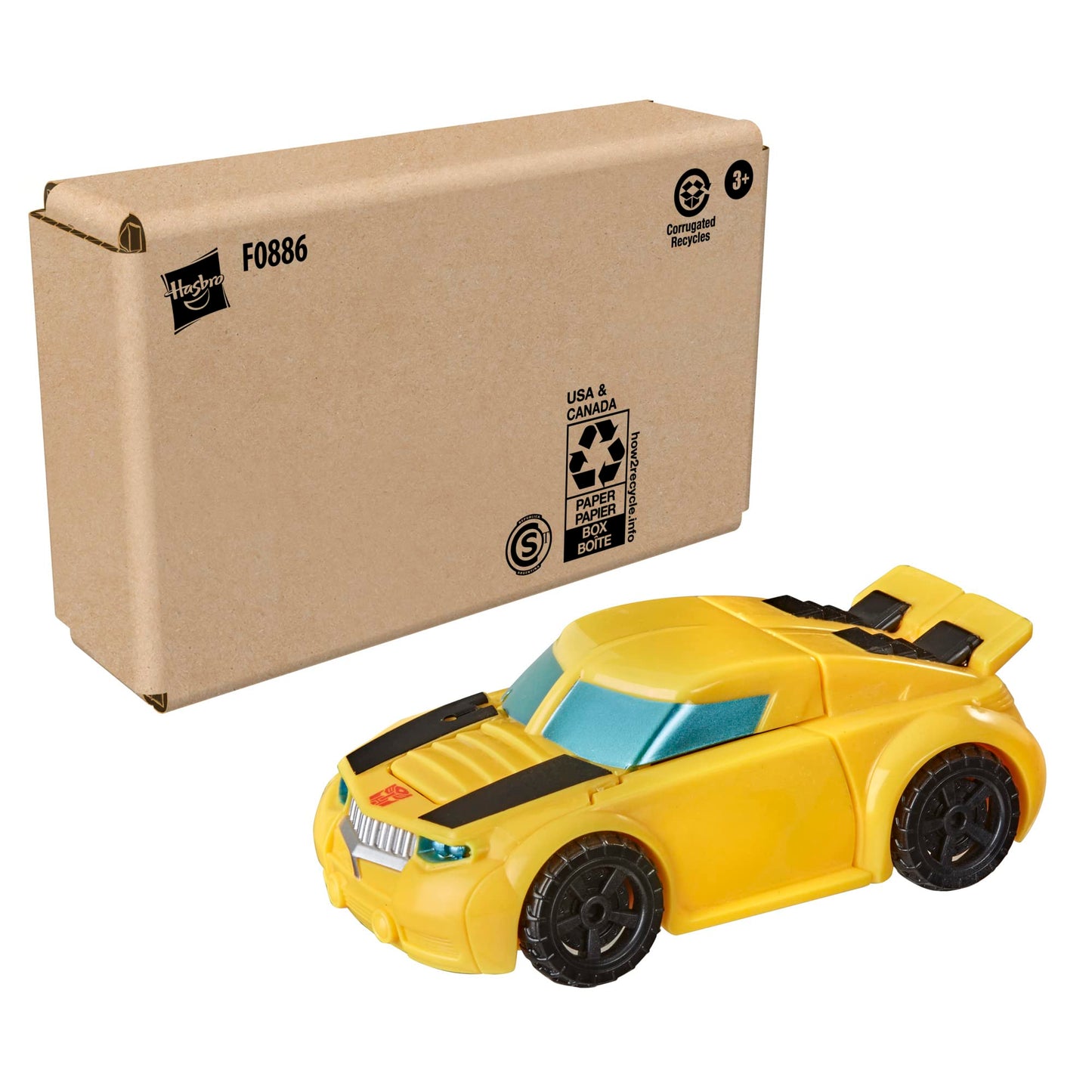 Transformers Rescue Bots Academy Bumblebee 2-in-1 Convertible Toy — Playskool Heroes (Amazon Exclusive)