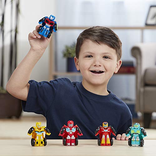 Transformers Rescue Bots Academy Mini Bot Racers 5-Pack – 2-Inch Converting Robots (Amazon Exclusive)