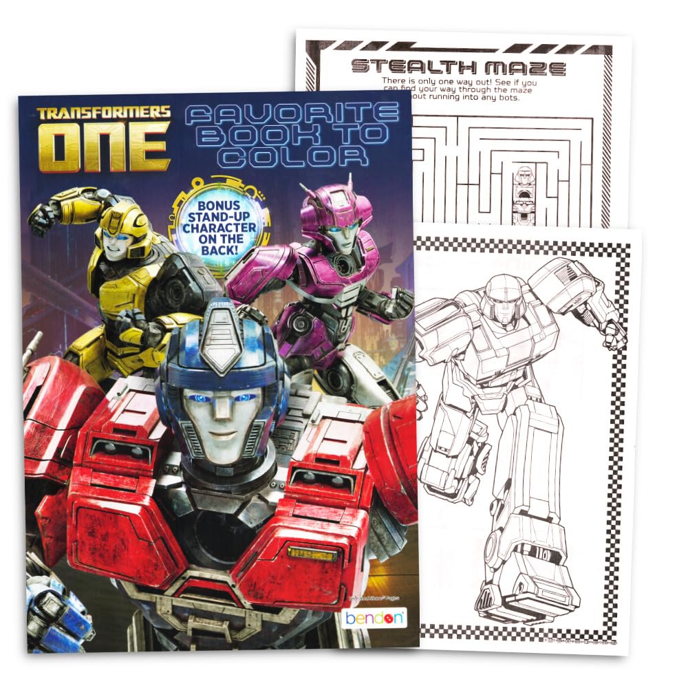 Transformers Rescue Bots Coloring & Activity Super Set – 2 Activity Books, Stickers & Door Hanger