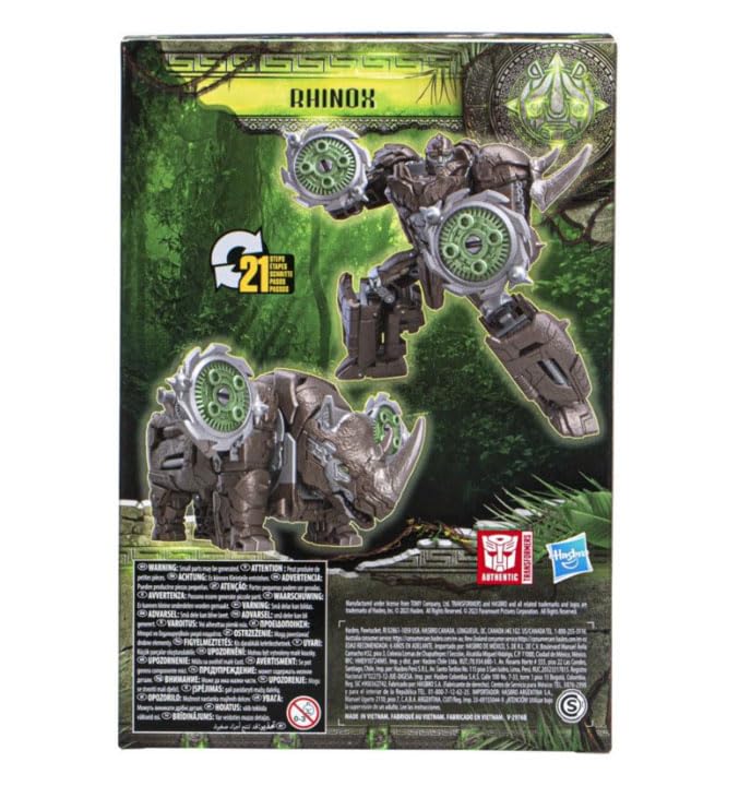 Transformers Rhinox Voyager Class Rise of the Beasts Action Figure | Collectible Toy