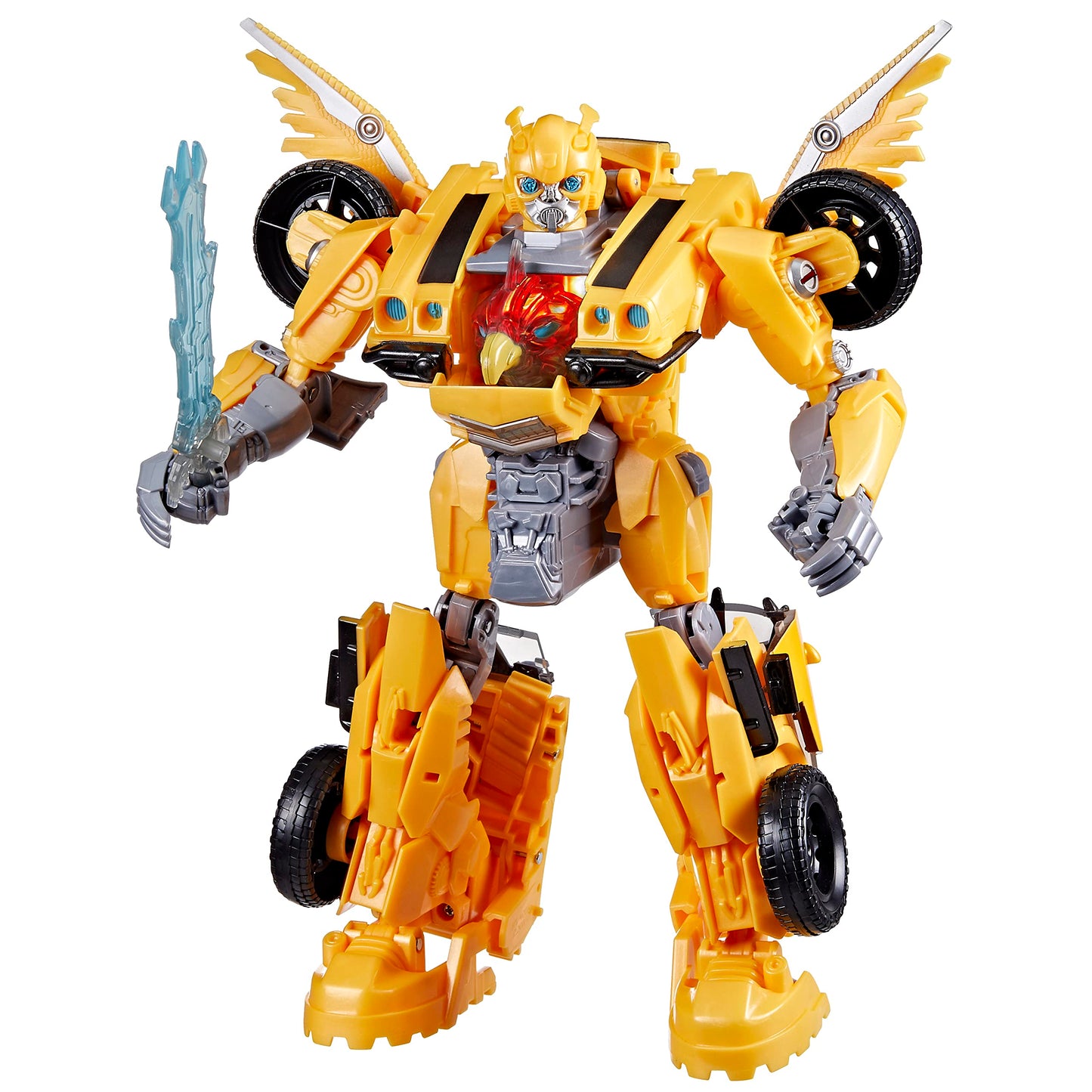 Transformers Rise of the Beasts Beast-Mode Bumblebee 10-Inch Converting Toy with Lights & Sounds