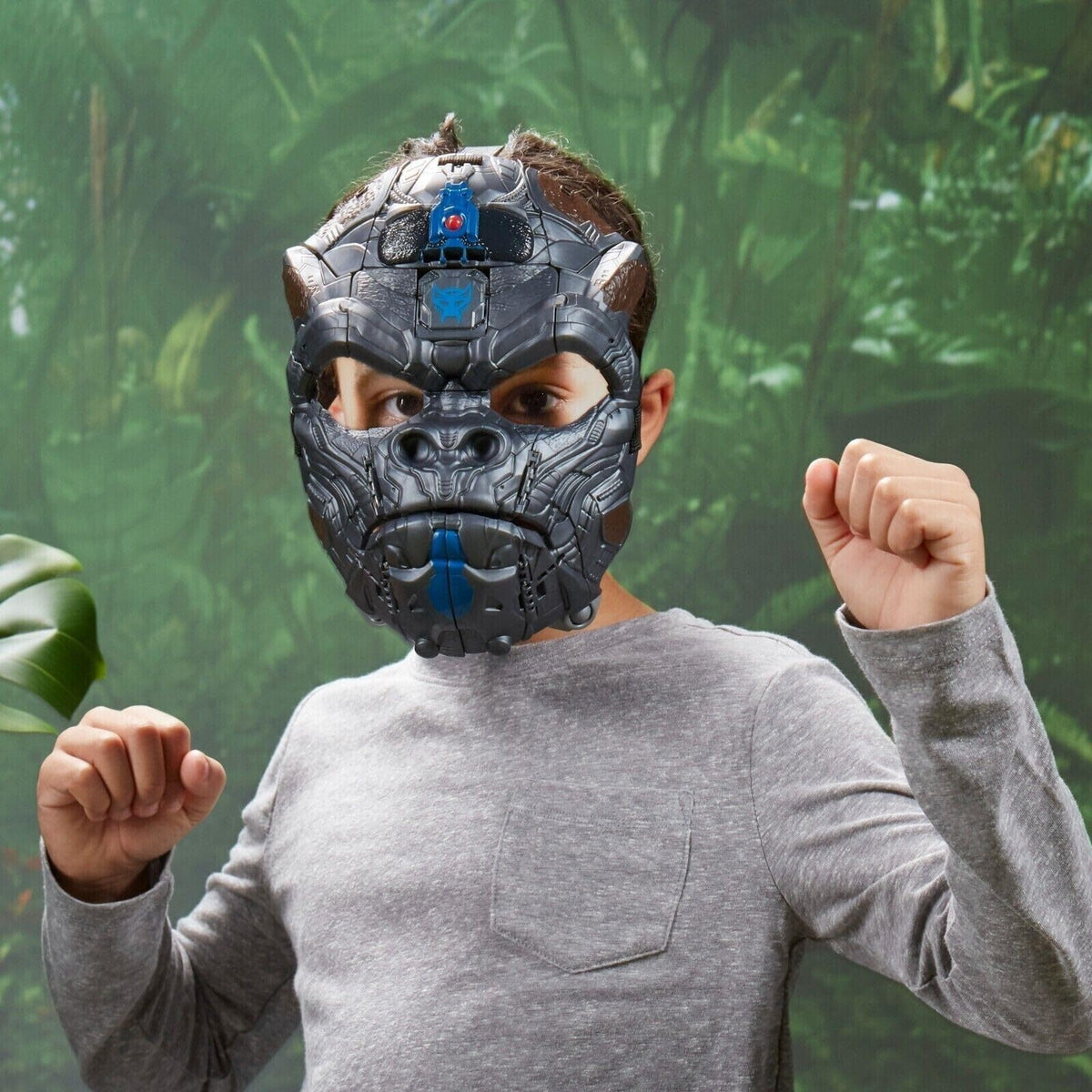 Transformers Rise of the Beasts: Optimus Primal 2-in-1 Mask & Robot Play Figure, 9-Inch