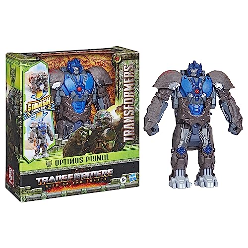 Transformers Rise of the Beasts Smash Changers: Optimus Primal 9-Inch Action Figure