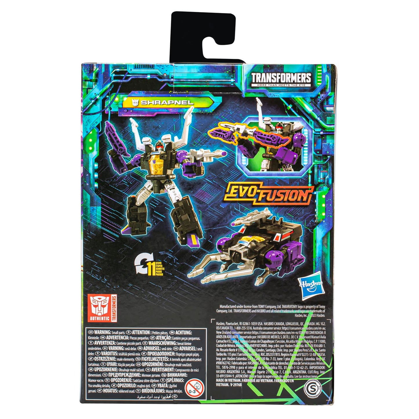 Transformers Legacy Evolution Deluxe Shrapnel Toy — 5.5-inch Action Figure for Ages 8+