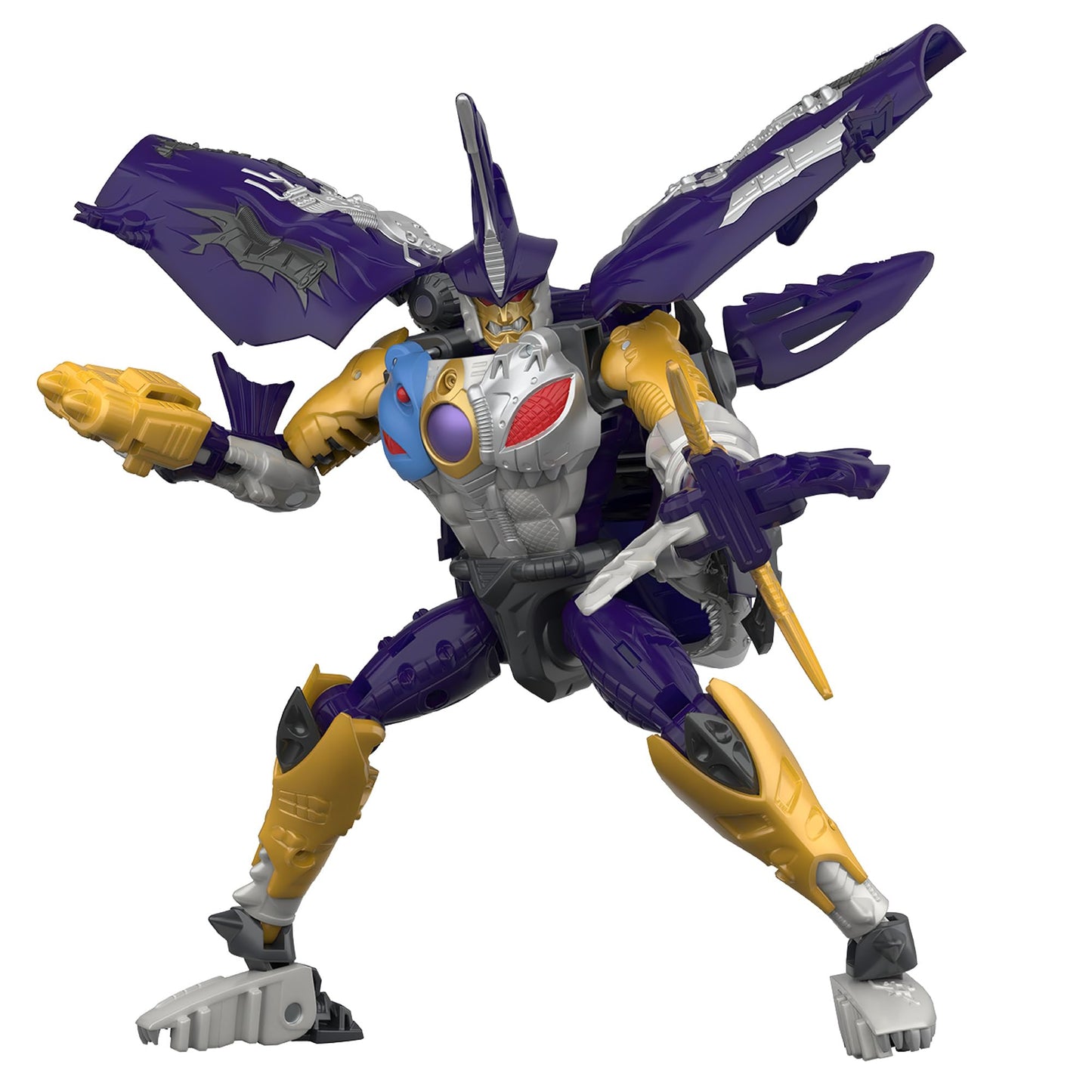 Transformers Sky-Byte Voyager Class 7-Inch Action Figure – Robot to Shark Converter