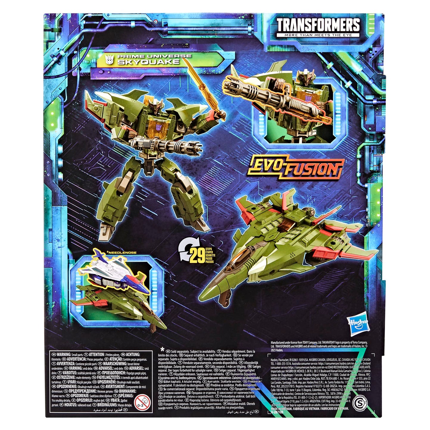 Transformers Legacy Evolution Skyquake 7-Inch Action Figure | Evo-Fusion Battle Toy