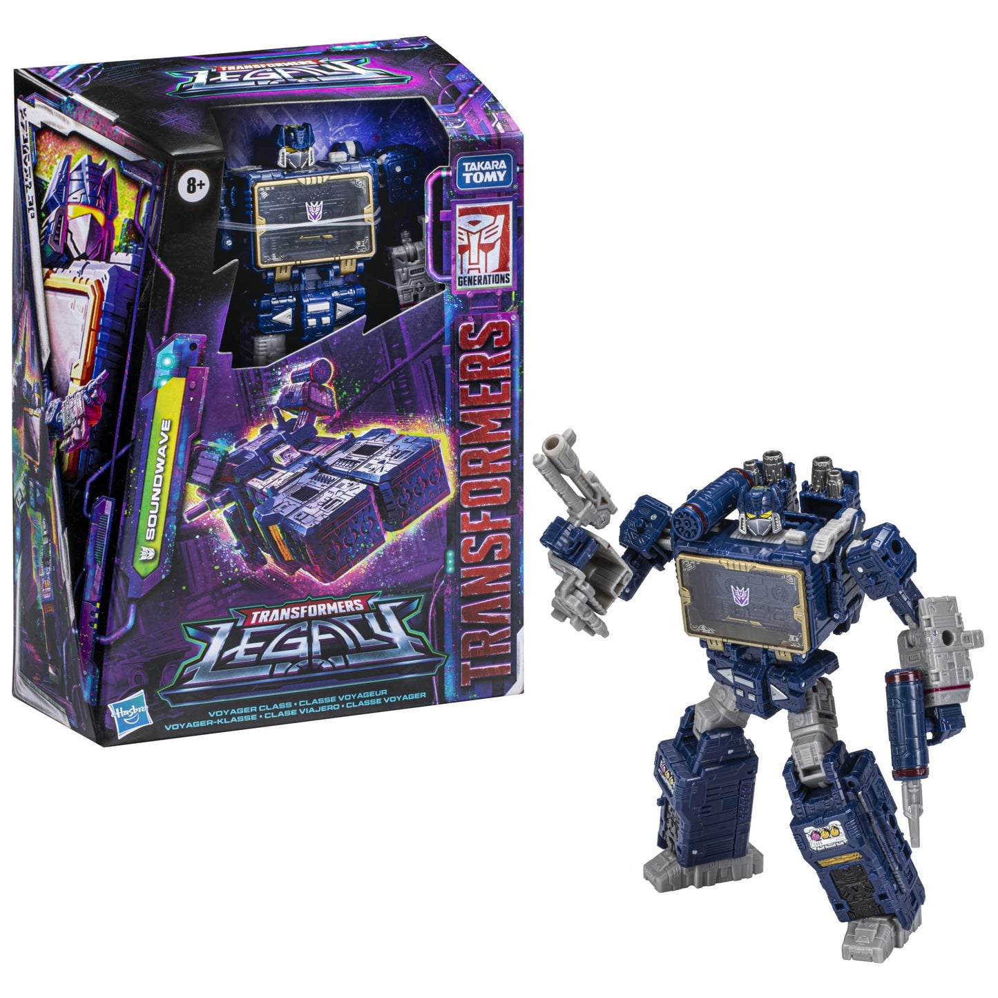 Transformers TRA GEN Legacy EV Voyager S Soundwave – Voyager Class Action Figure