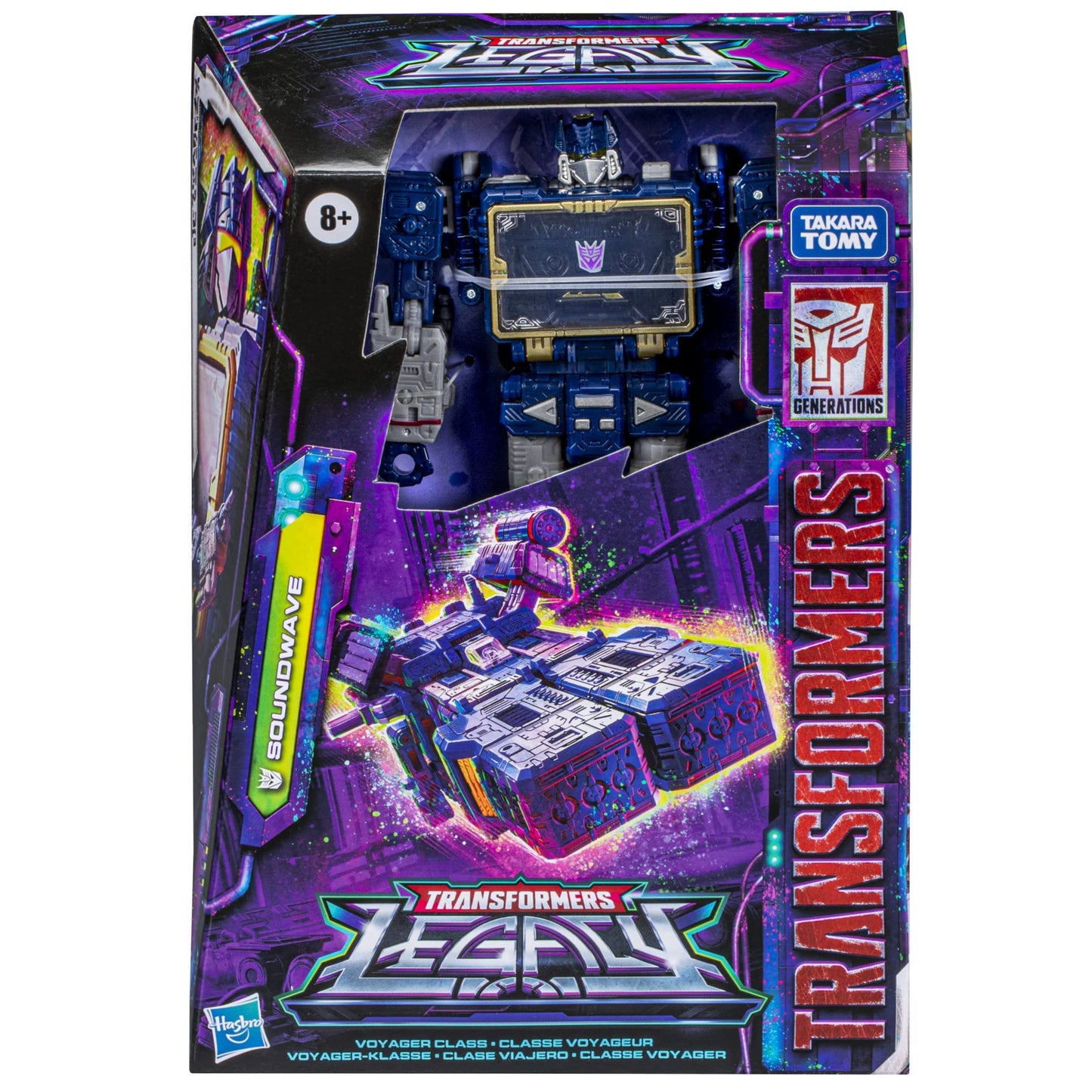 Transformers TRA GEN Legacy EV Voyager S Soundwave – Voyager Class Action Figure