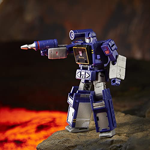 Transformers Generations War for Cybertron: Kingdom Core Class WFC-K21 Soundwave – 3.5-Inch Action Figure, Ages 8+