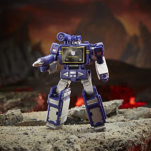 Transformers Generations War for Cybertron: Kingdom Core Class WFC-K21 Soundwave – 3.5-Inch Action Figure, Ages 8+