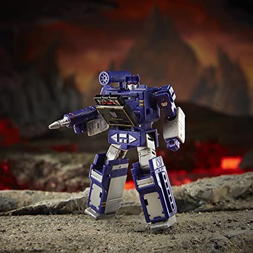 Transformers Generations War for Cybertron: Kingdom Core Class WFC-K21 Soundwave – 3.5-Inch Action Figure, Ages 8+