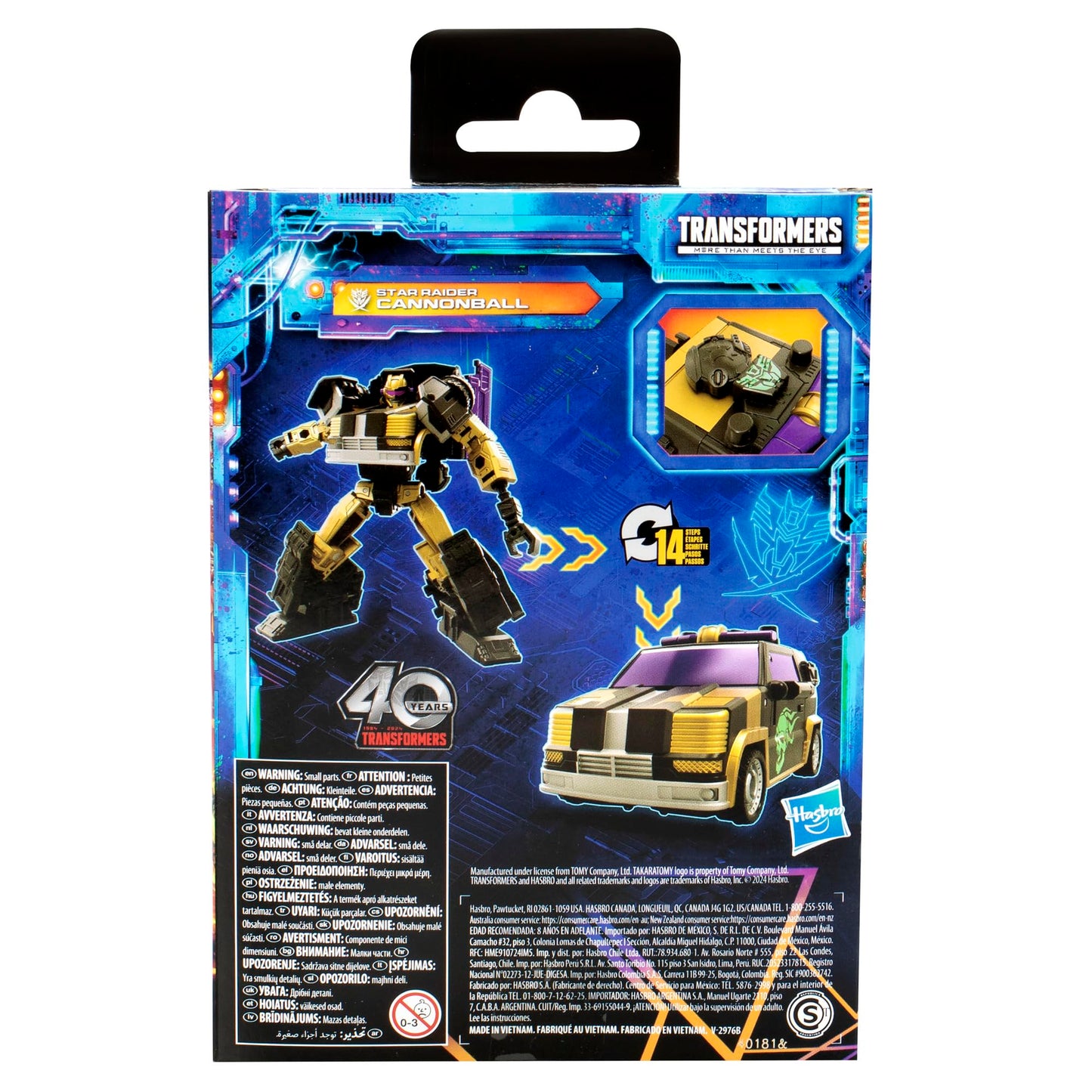 Transformers Legacy United Star Raider Cannonball – 5.5-Inch Action Figure with 14-Step Conversion