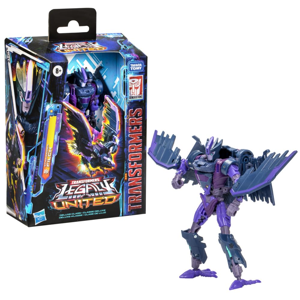 Transformers Legacy United Star Raider Filch – 5.5-Inch Robot-to-Bird Figure (21 Steps)