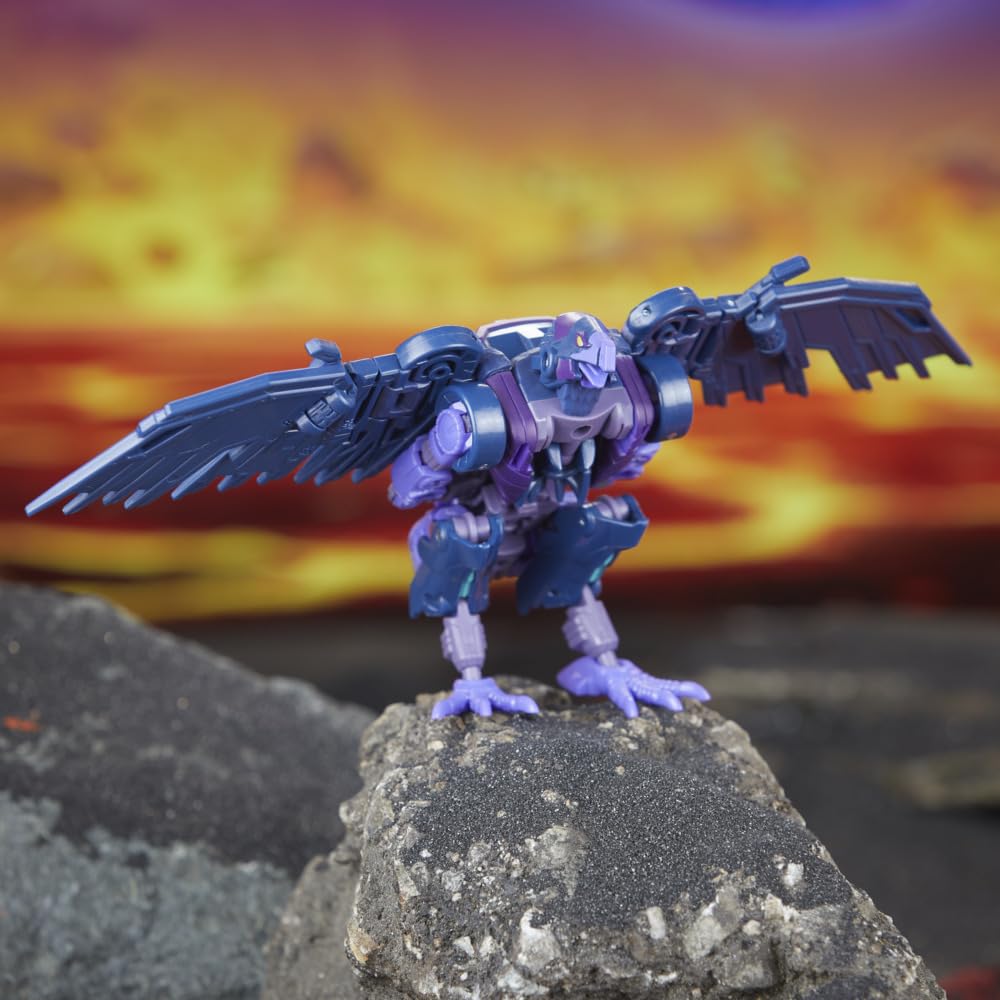 Transformers Legacy United Star Raider Filch – 5.5-Inch Robot-to-Bird Figure (21 Steps)