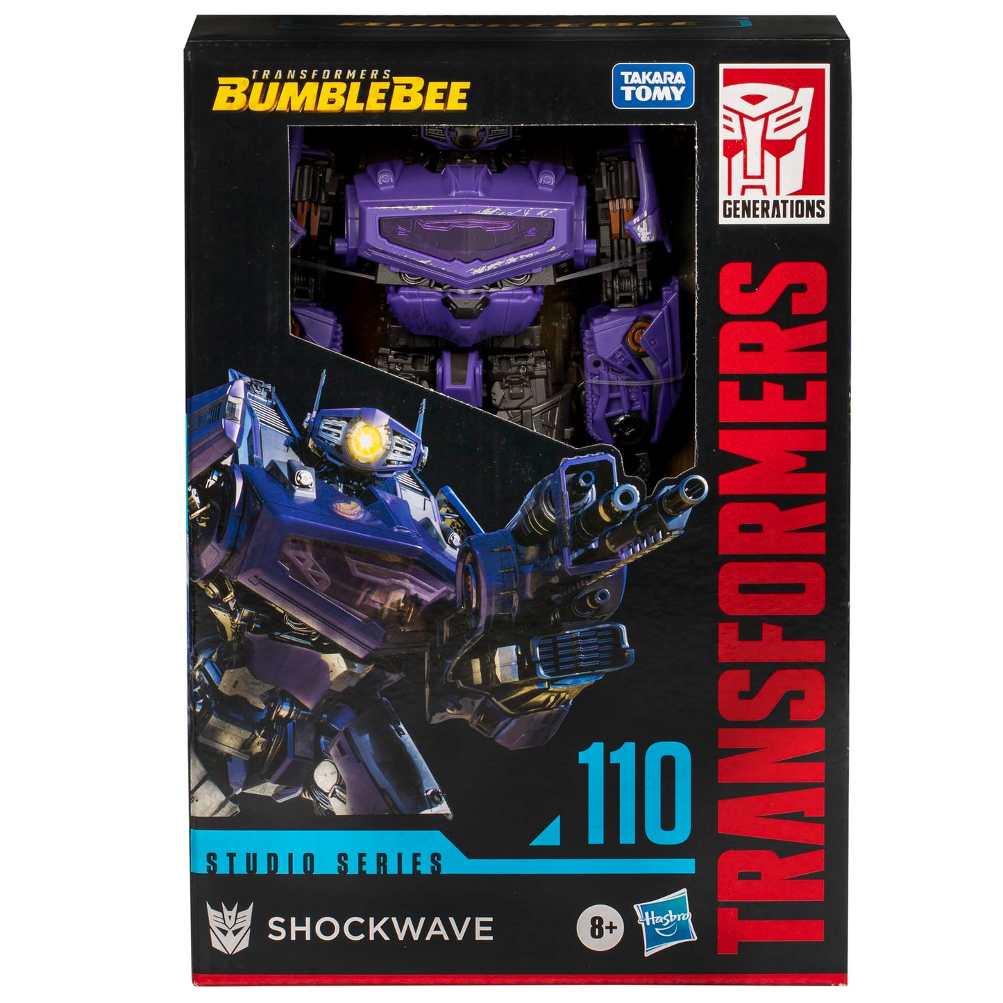 Transformers Studio Series Voyager Bumblebee 110 Shockwave – 6.5-Inch Converting Action Figure