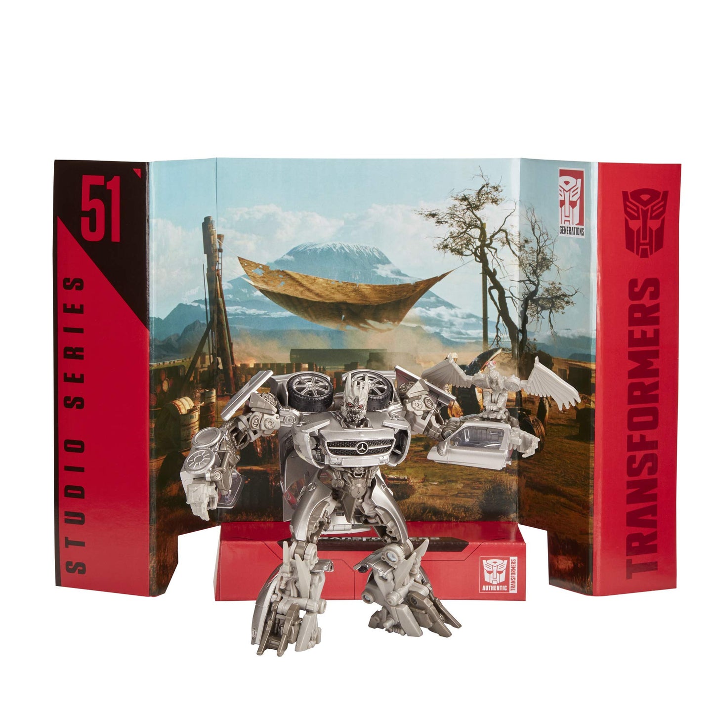 Transformers Studio Series 51 Deluxe Class Soundwave Figure – 4.5-Inch, Serengeti Hideout