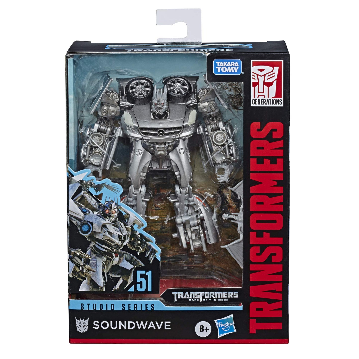 Transformers Studio Series 51 Deluxe Class Soundwave Figure – 4.5-Inch, Serengeti Hideout