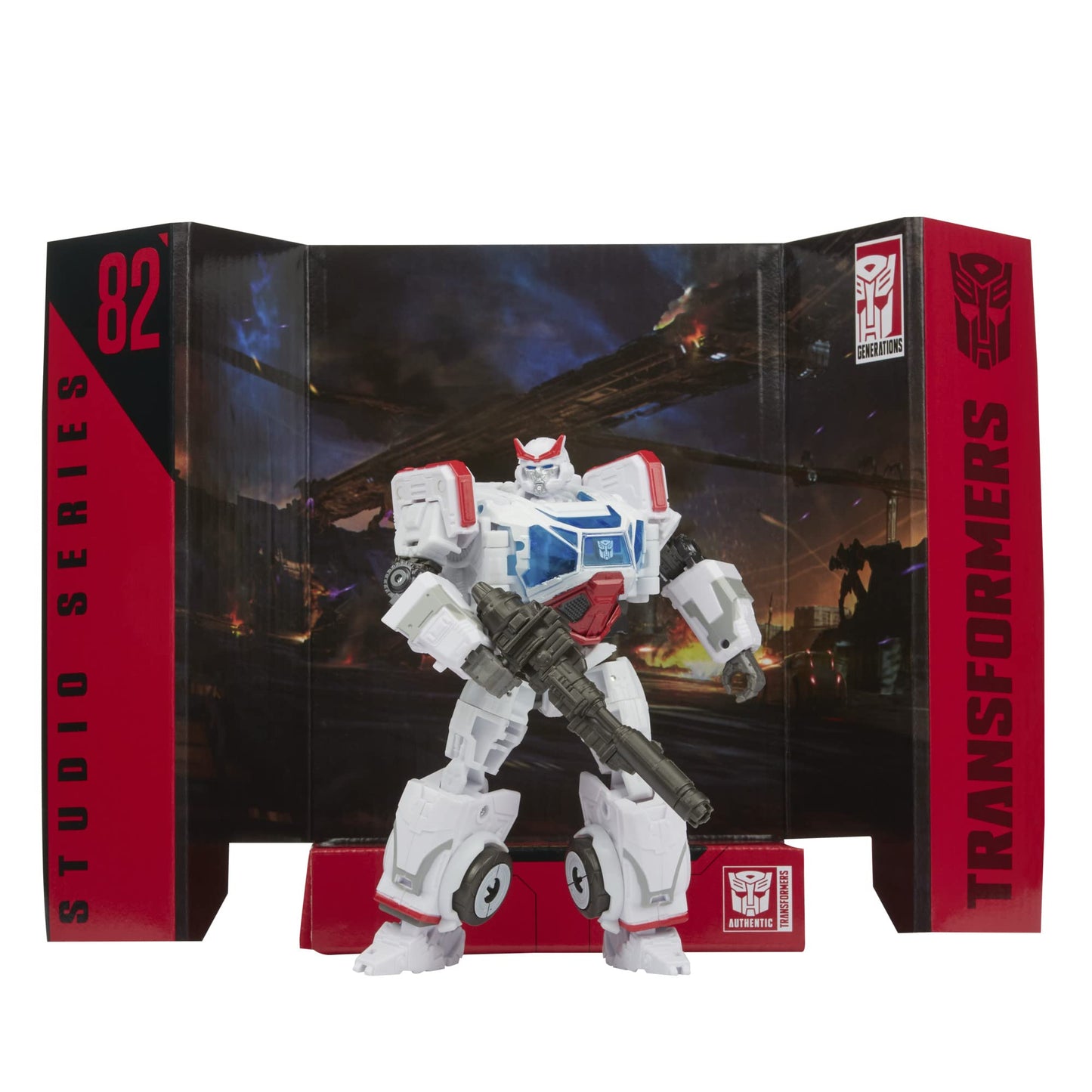 Transformers Studio Series 82 Deluxe Autobot Ratchet Action Figure – 4.5-Inch, Movie-Inspired