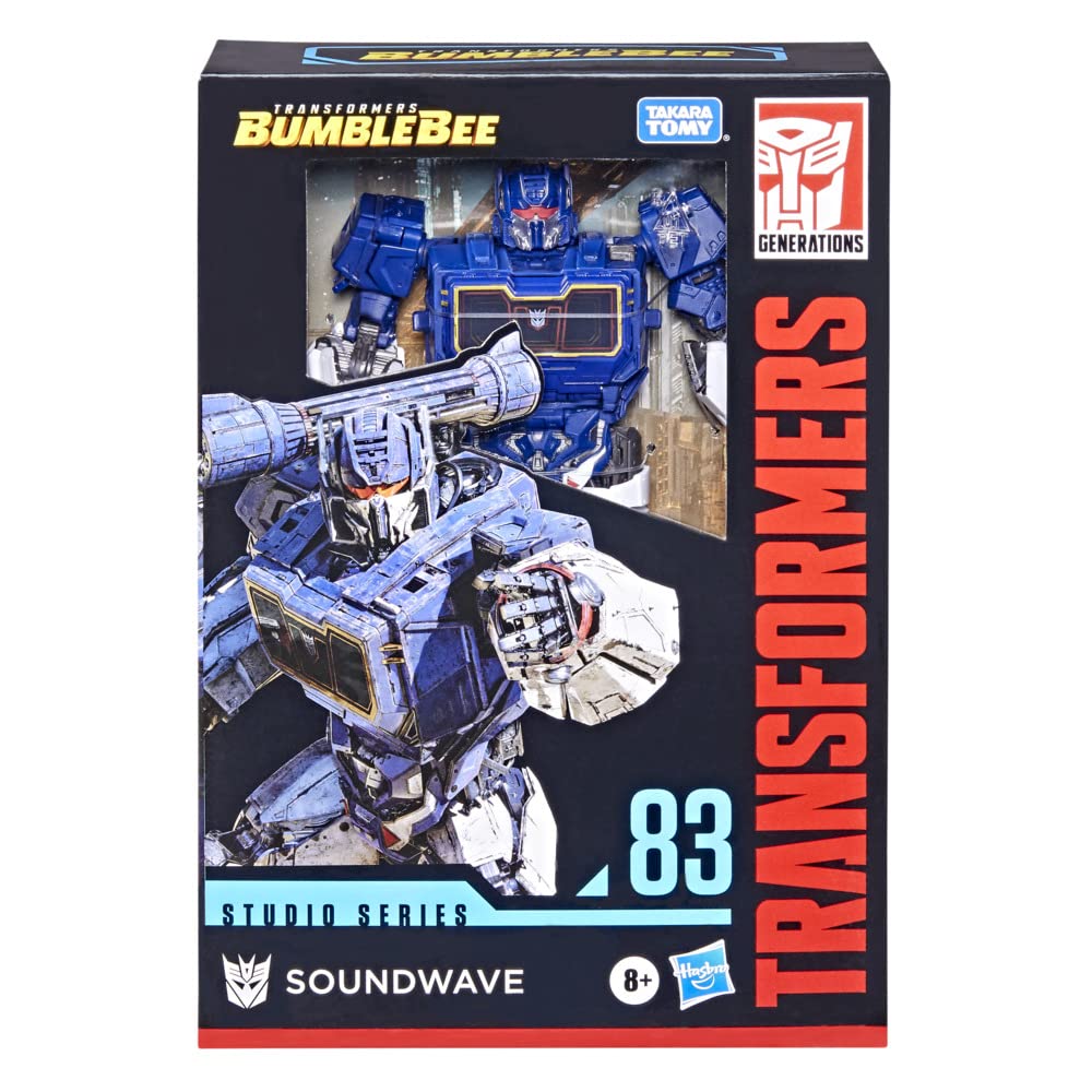 Transformers Studio Series 83 Voyager Soundwave Action Figure – 6.5-inch, Ages 8+