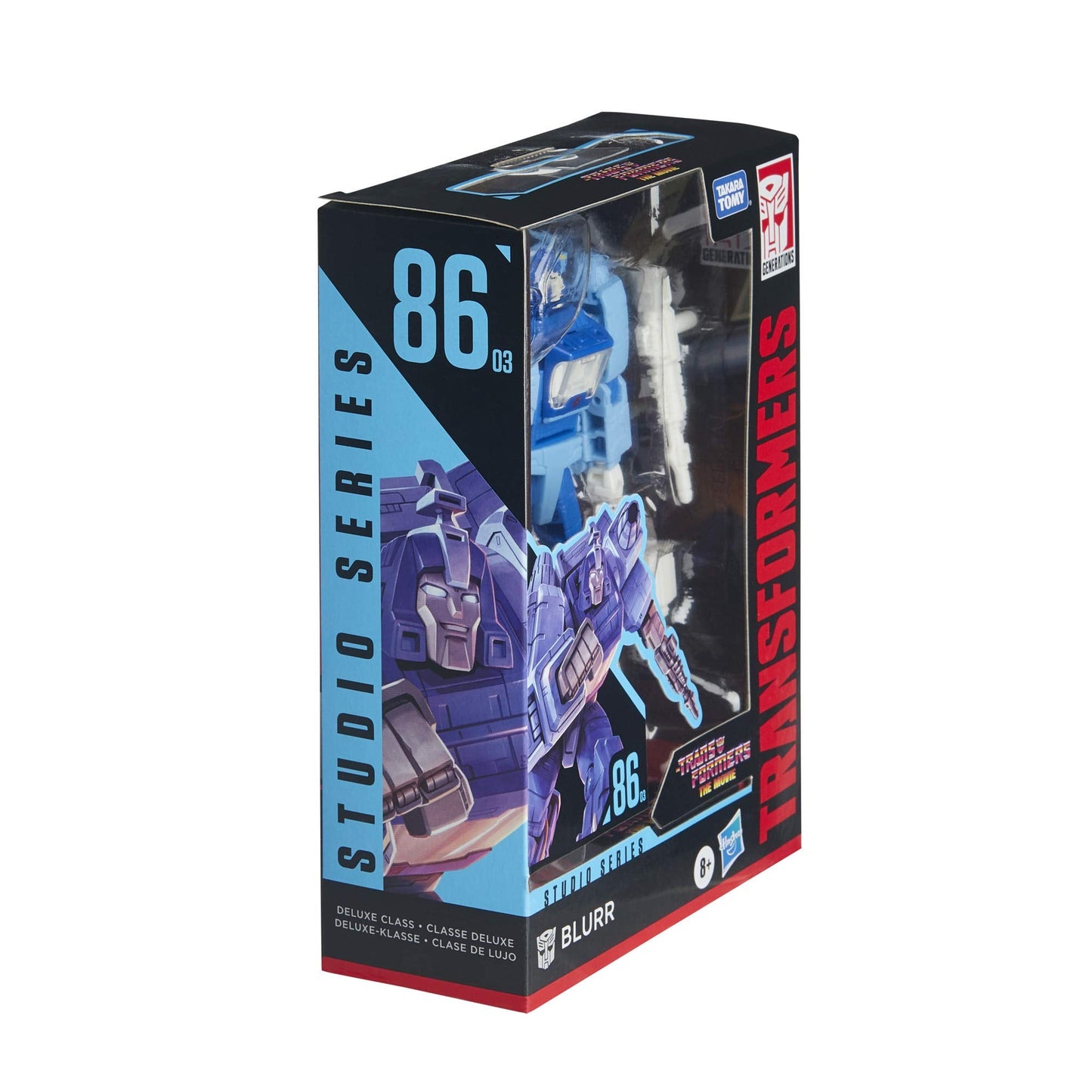 Transformers Studio Series 86-03 Blurr Deluxe Figure – 4.5-Inch, The Movie (1986)