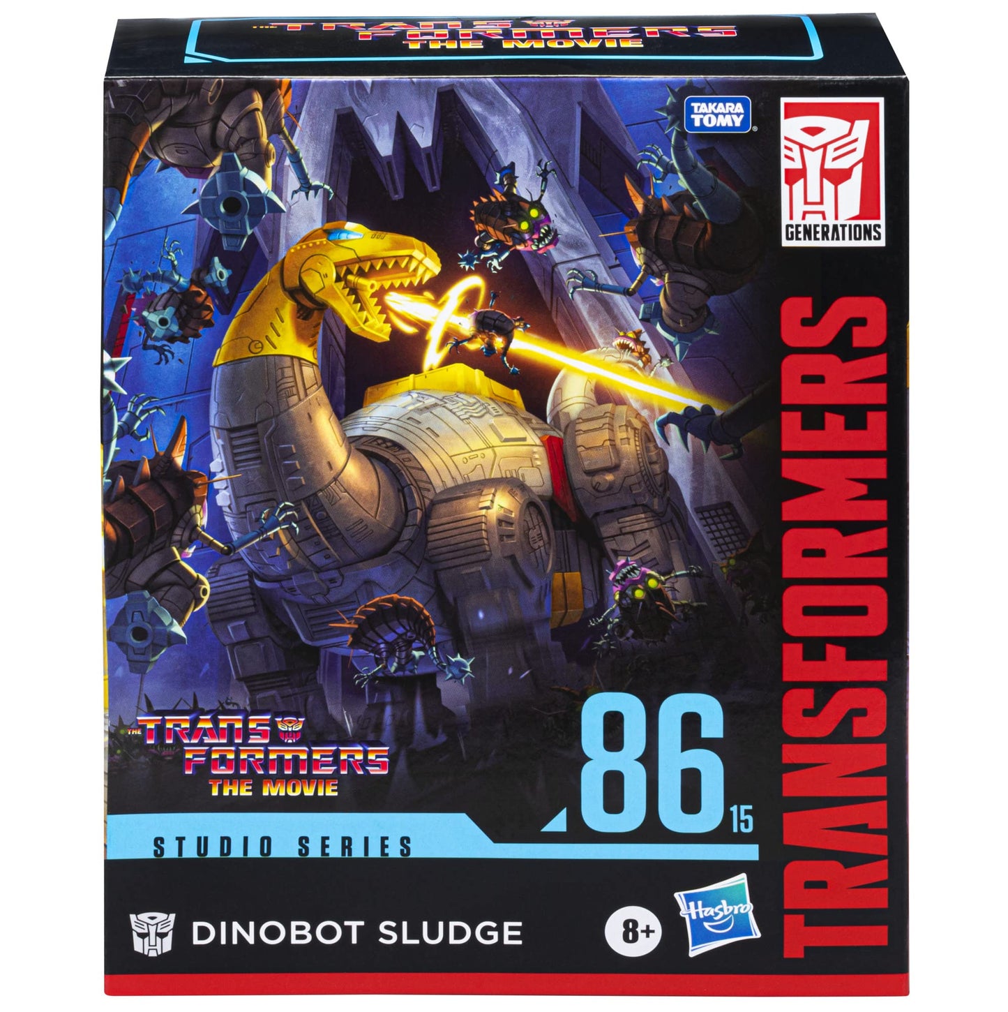 Transformers Studio Series 86-15 Leader Class Dinobot Sludge Figure – 8.5-Inch