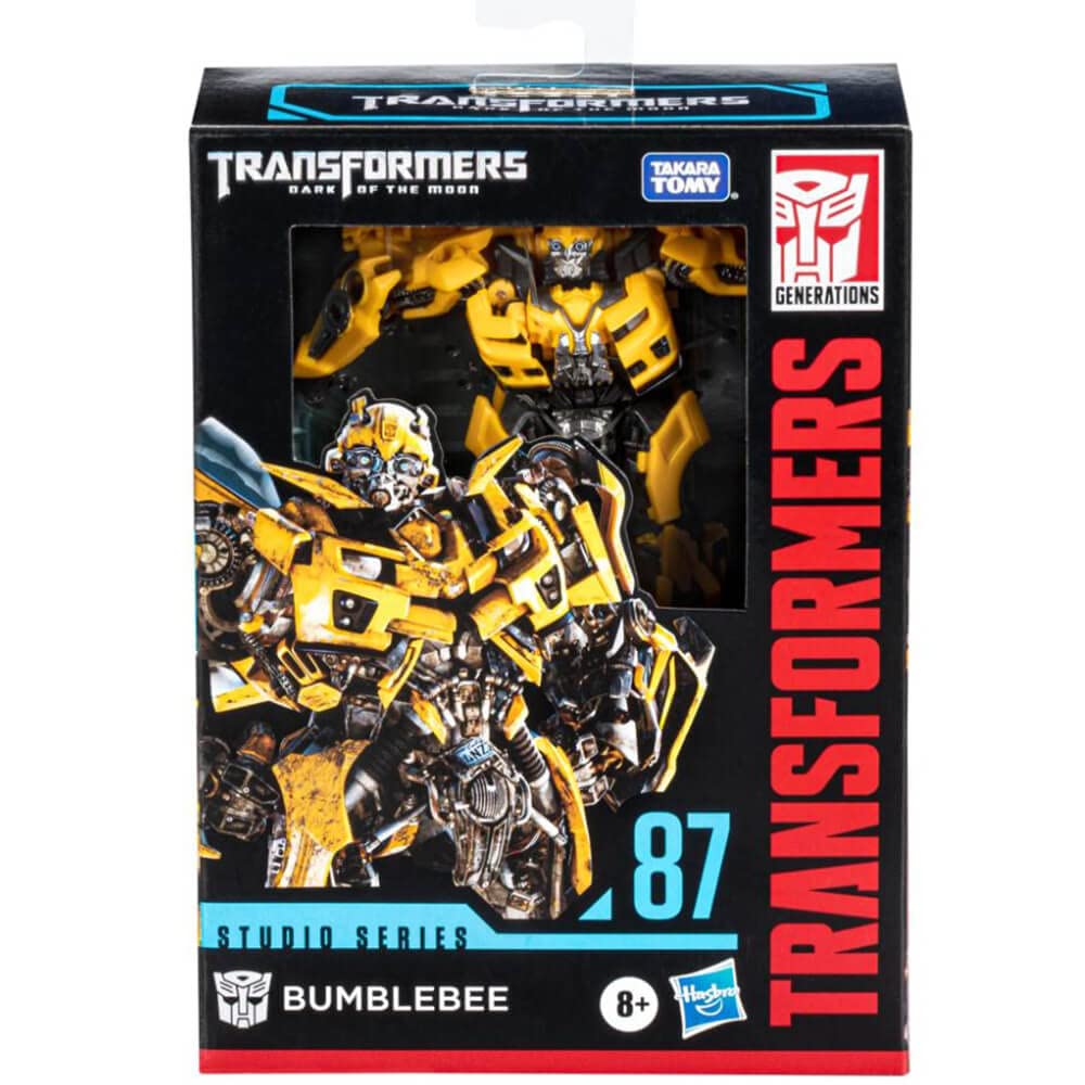 Transformers Studio Series 87 Deluxe Bumblebee Figure – 4.5-inch, Dark of the Moon, Battle of Chicago