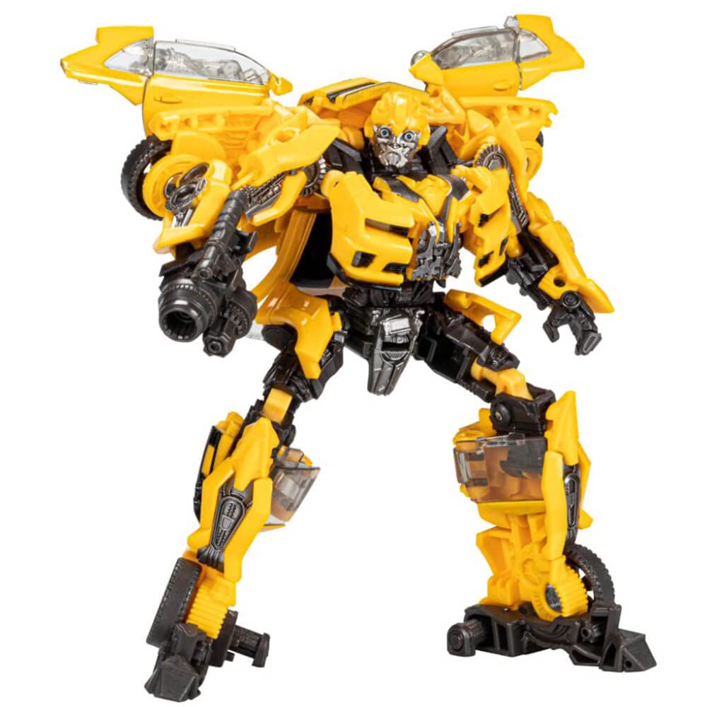 Transformers Studio Series 87 Deluxe Bumblebee Figure – 4.5-inch, Dark of the Moon, Battle of Chicago