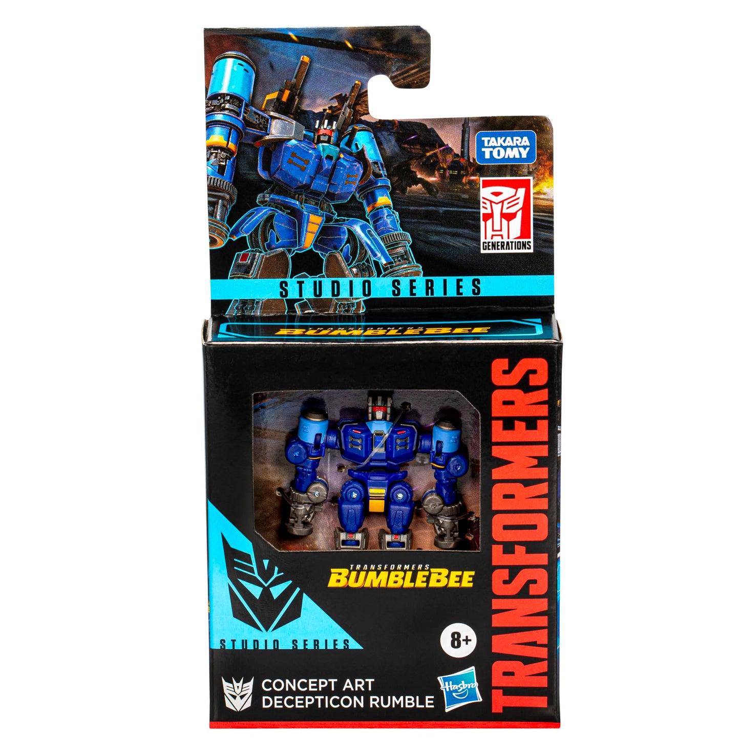 Transformers Studio Series Core Class Concept Art Decepticon Rumble – 3.5-Inch Action Figure