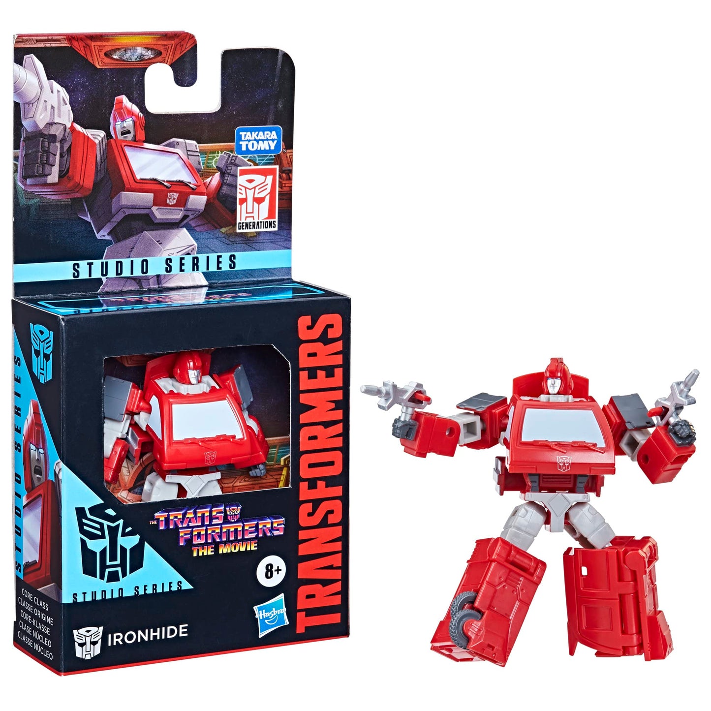 Transformers Studio Series Core Ironhide Toy – 3.5-Inch Action Figure with 2 Blasters | Movie-Inspired Collectible