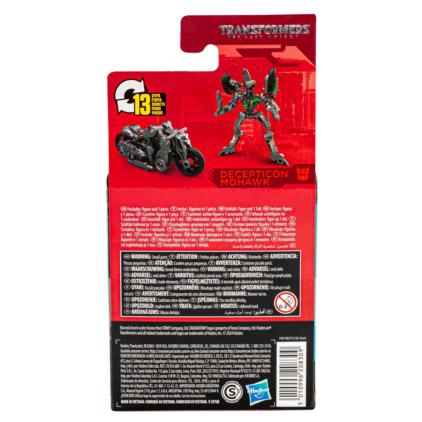 Transformers Studio Series Core Mohawk Figure (3.5-Inch) – Decepticon Mohawk from The Last Knight