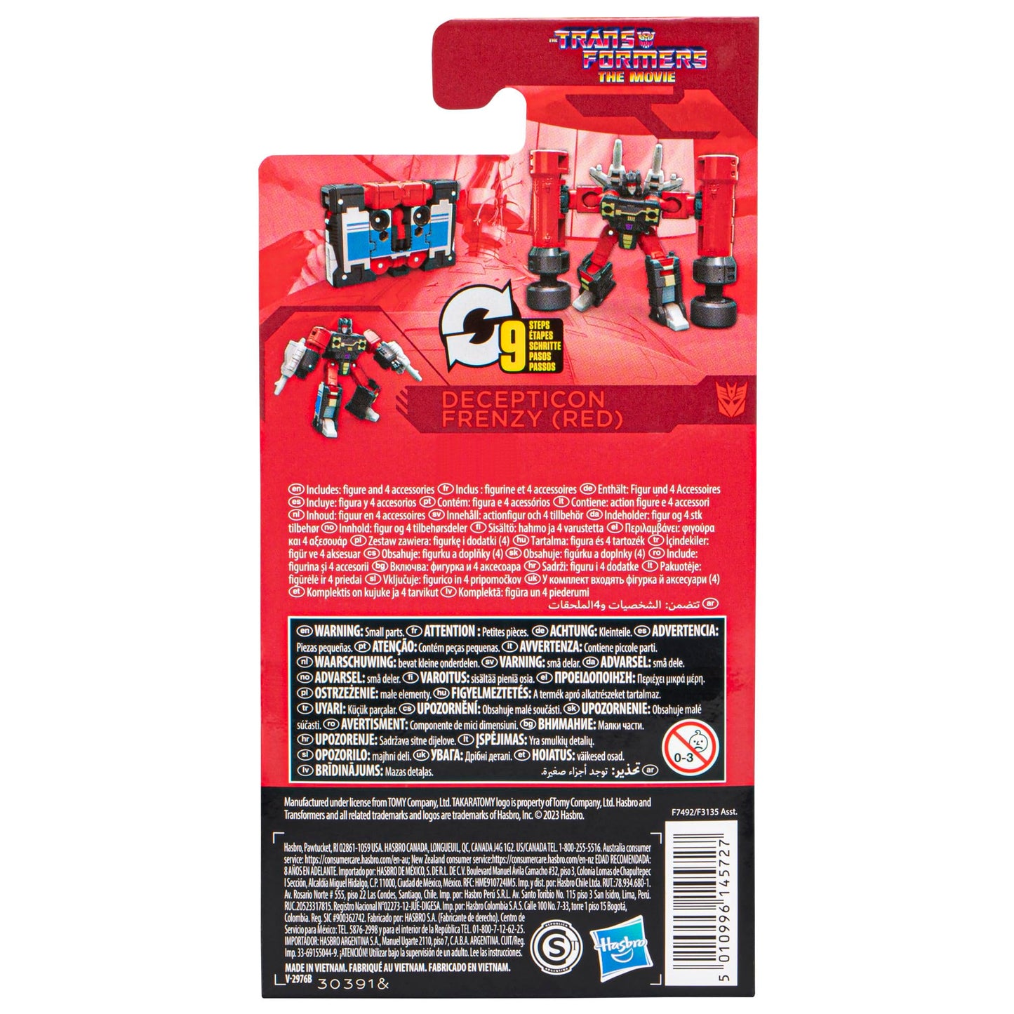 Transformers Studio Series Decepticon Frenzy (Red) 3.5-Inch Action Figure