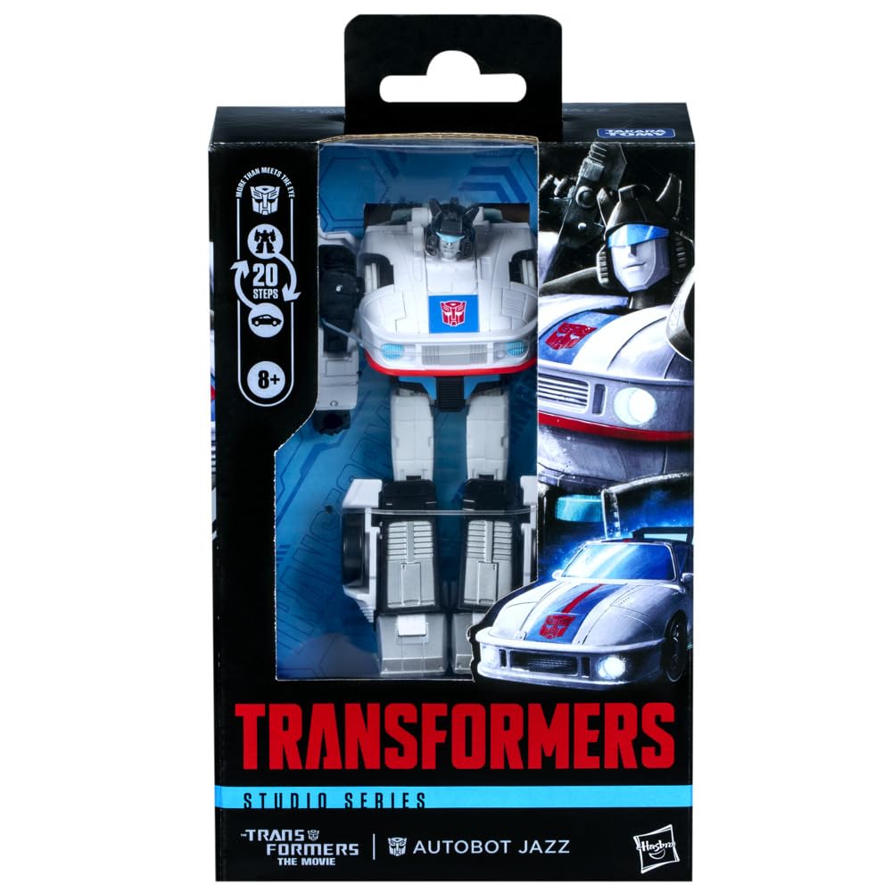 Transformers Studio Series Deluxe Class Autobot Jazz - 4.5-Inch Action Figure | The Movie Inspired