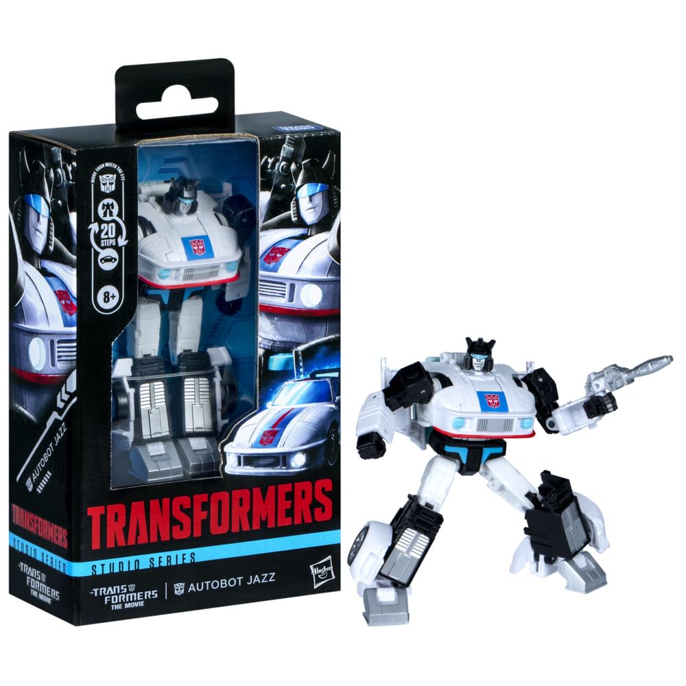 Transformers Studio Series Deluxe Class Autobot Jazz - 4.5-Inch Action Figure | The Movie Inspired