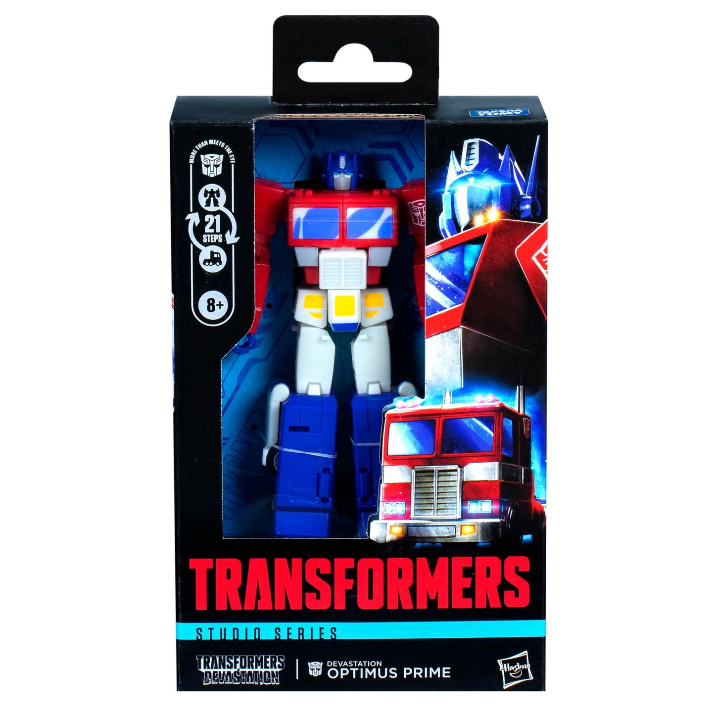 Transformers Studio Series Deluxe Class Devastation Optimus Prime – 4.5-inch Converting Action Figure