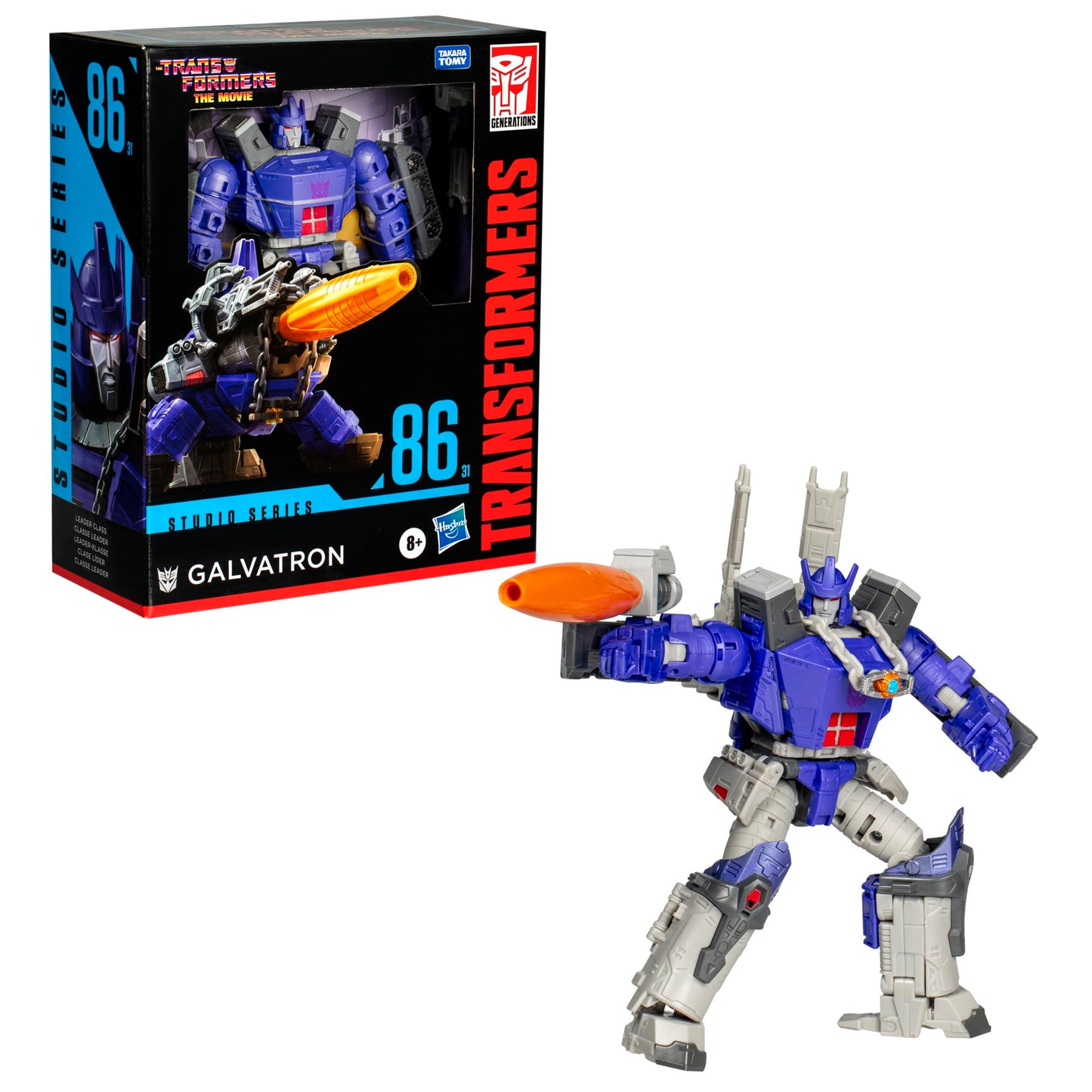 Transformers Studio Series Galvatron Leader Class 86-31 – 8.5-Inch Figure (Ages 8+)