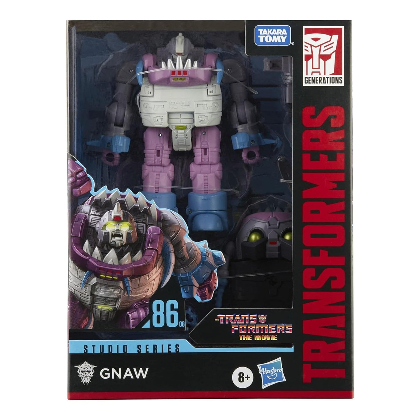 Transformers Studio Series 86-08 Gnaw Deluxe Action Figure – The Movie 1986, 4.5-inch