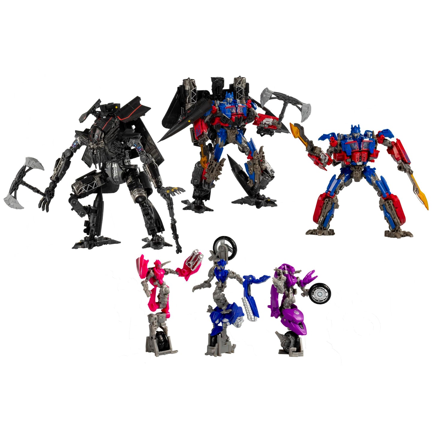 Transformers Studio Series Revenge of the Fallen 15th Anniversary Autobot Multipack | Optimus Prime, Jetfire, Chromia, Elita-1, Arcee