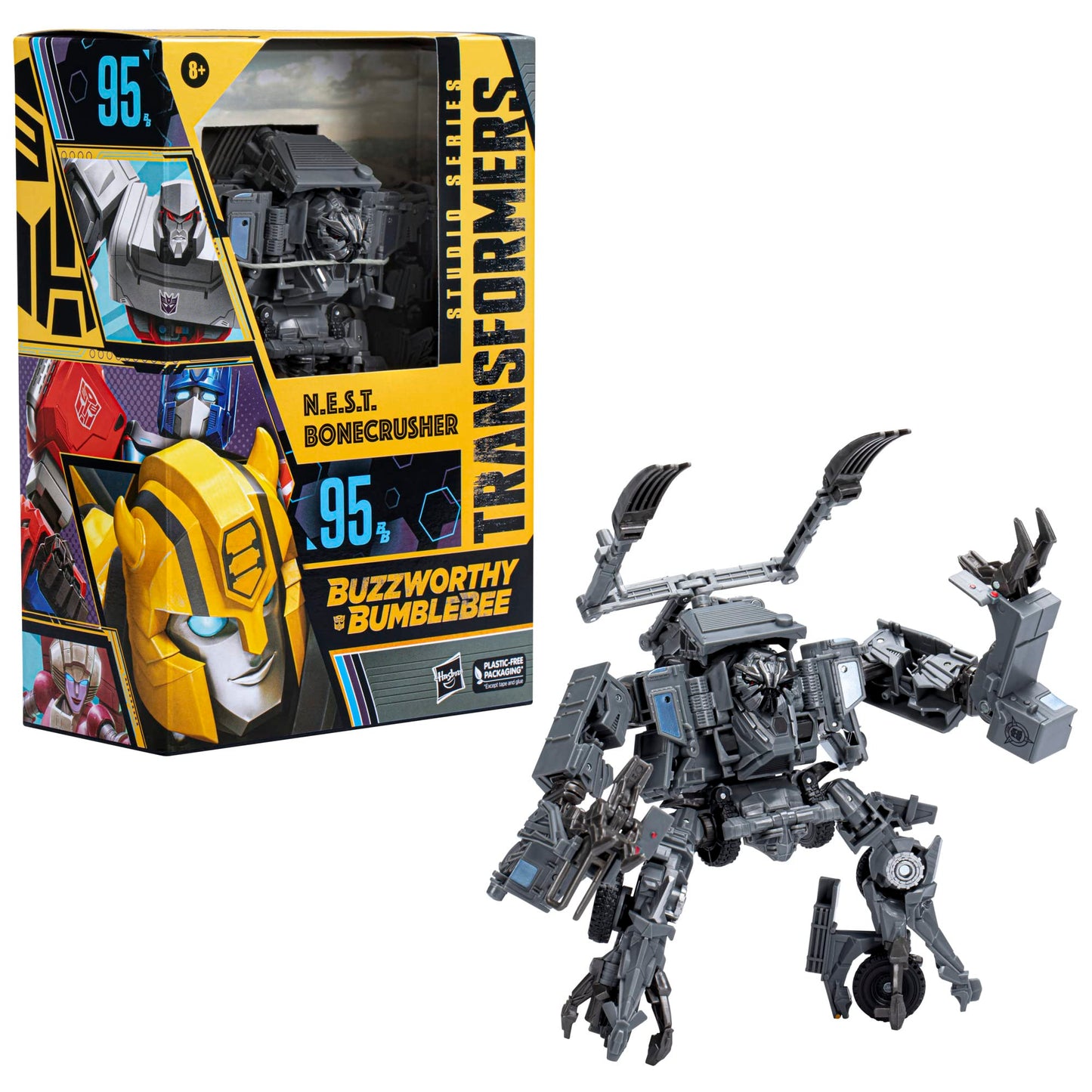 Transformers Studio Series N.E.S.T. Bonecrusher Action Figure – Target Exclusive with Buzzworthy Packaging