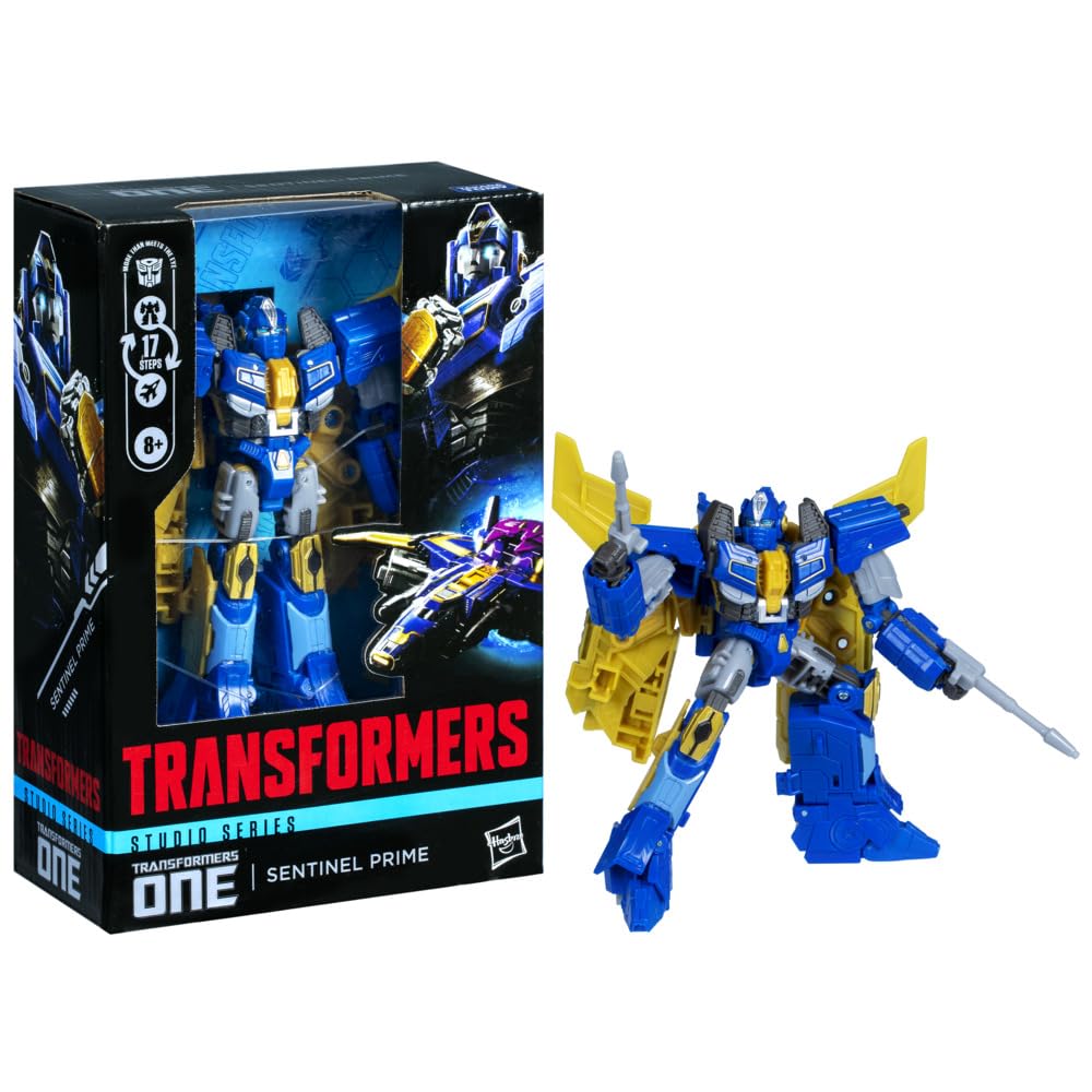 Transformers Studio Series Voyager Class Sentinel Prime 6.5-Inch Action Figure | Convert, Pose, Collect
