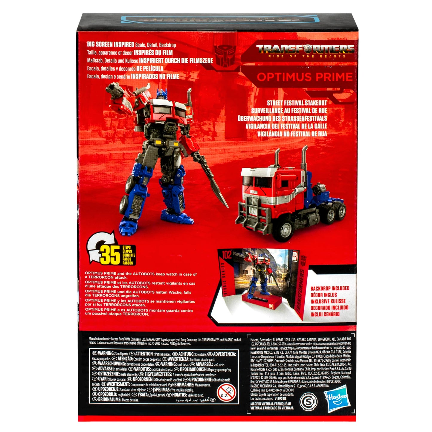 Transformers Studio Series Voyager Class Optimus Prime 6.5-Inch Figure – Rise of the Beasts