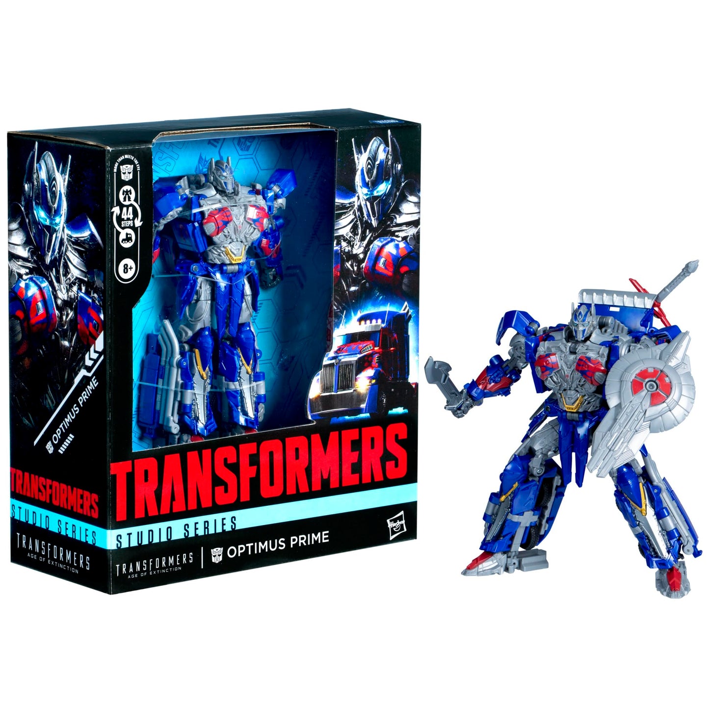 Transformers Studio Series Leader Class Optimus Prime – 8.5-Inch Figure, 44-Step Vehicle Conversion