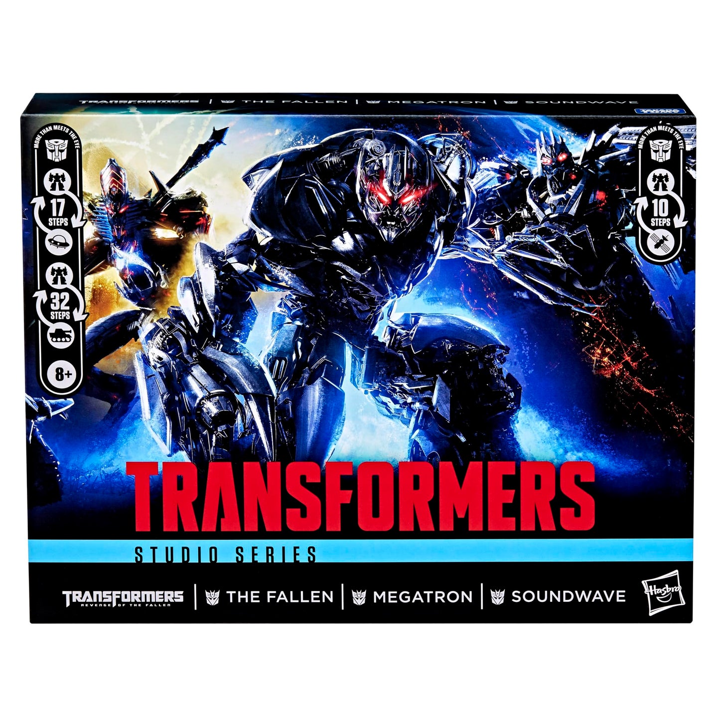 Transformers Studio Series Revenge of The Fallen 3-Pack – The Fallen, Megatron & Soundwave (Ages 8+) | Amazon Exclusive