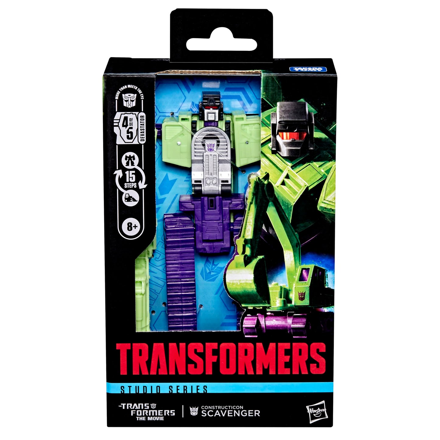 Transformers Studio Series Deluxe Class Constructicon Scavenger – 4.5-Inch Action Figure