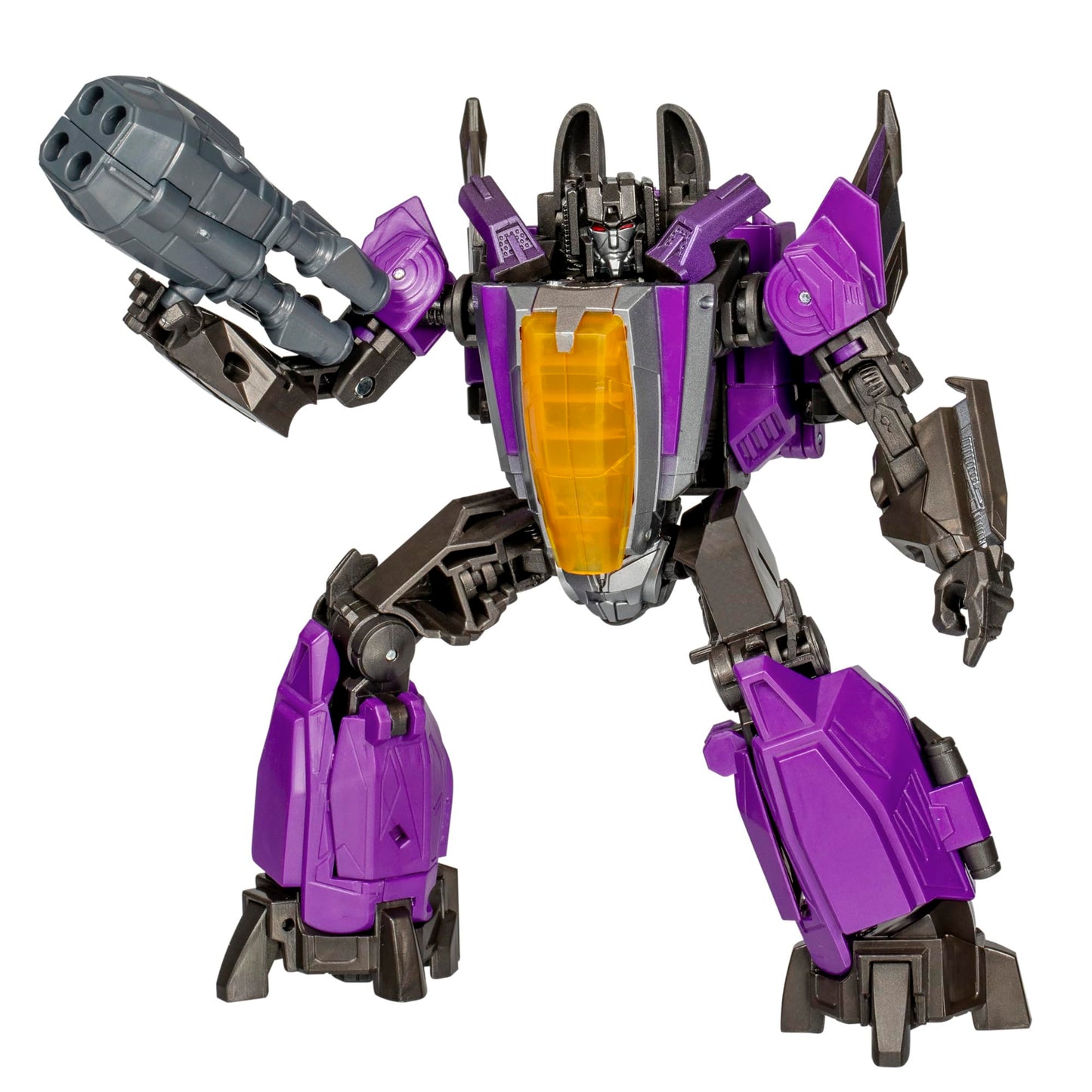 Transformers Studio Series Voyager Class Gamer Edition Skywarp 6.5 Inch - 29 Step Convert with Removable Backdrop