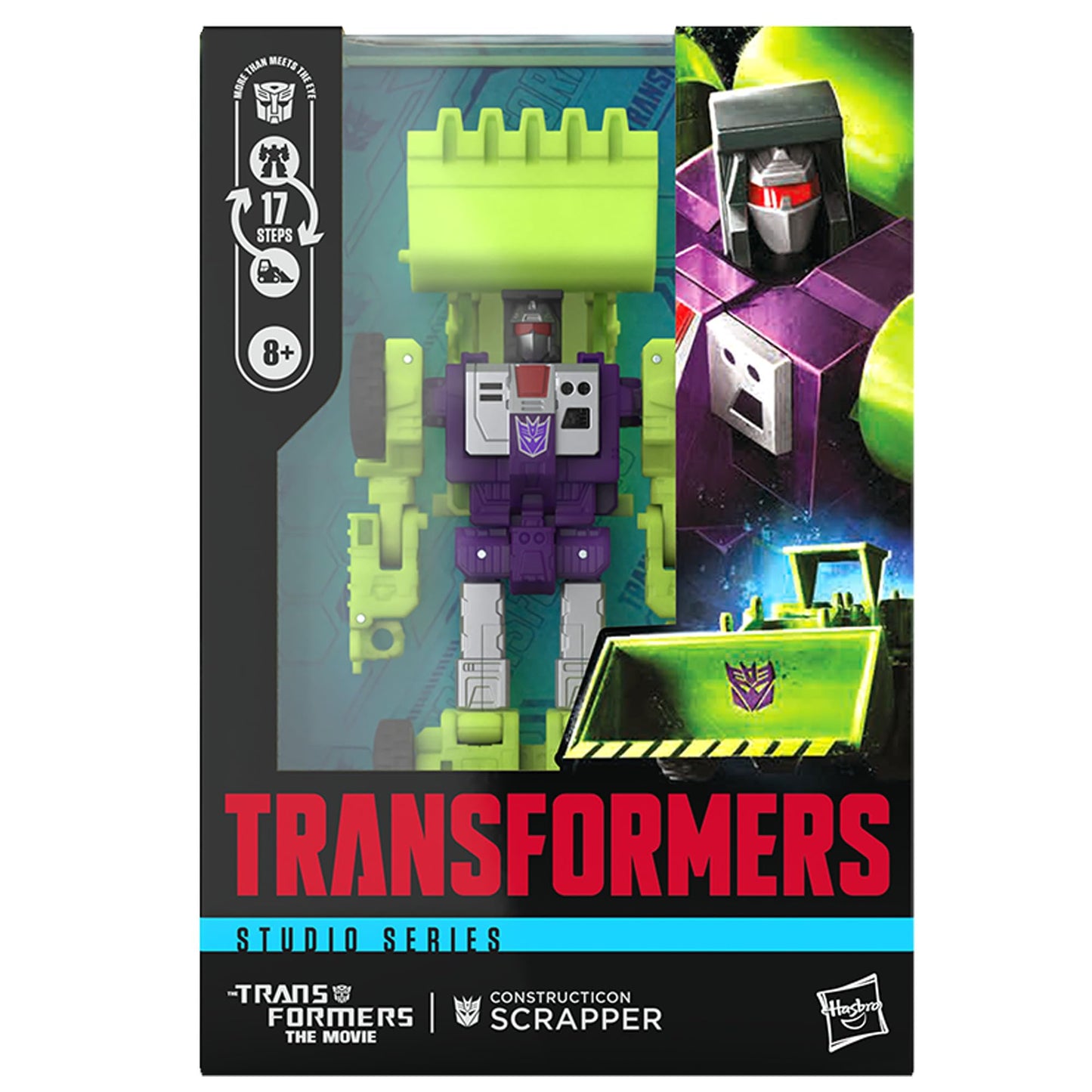 Transformers Studio Series Voyager Class Constructicon Scrapper – 6.5-Inch Converting Action Figure